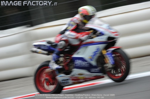 2010-05-08 Monza 1764 La Roggia - Superbike - Qualifyng Practice - Shane Byrne - Ducati 1098R